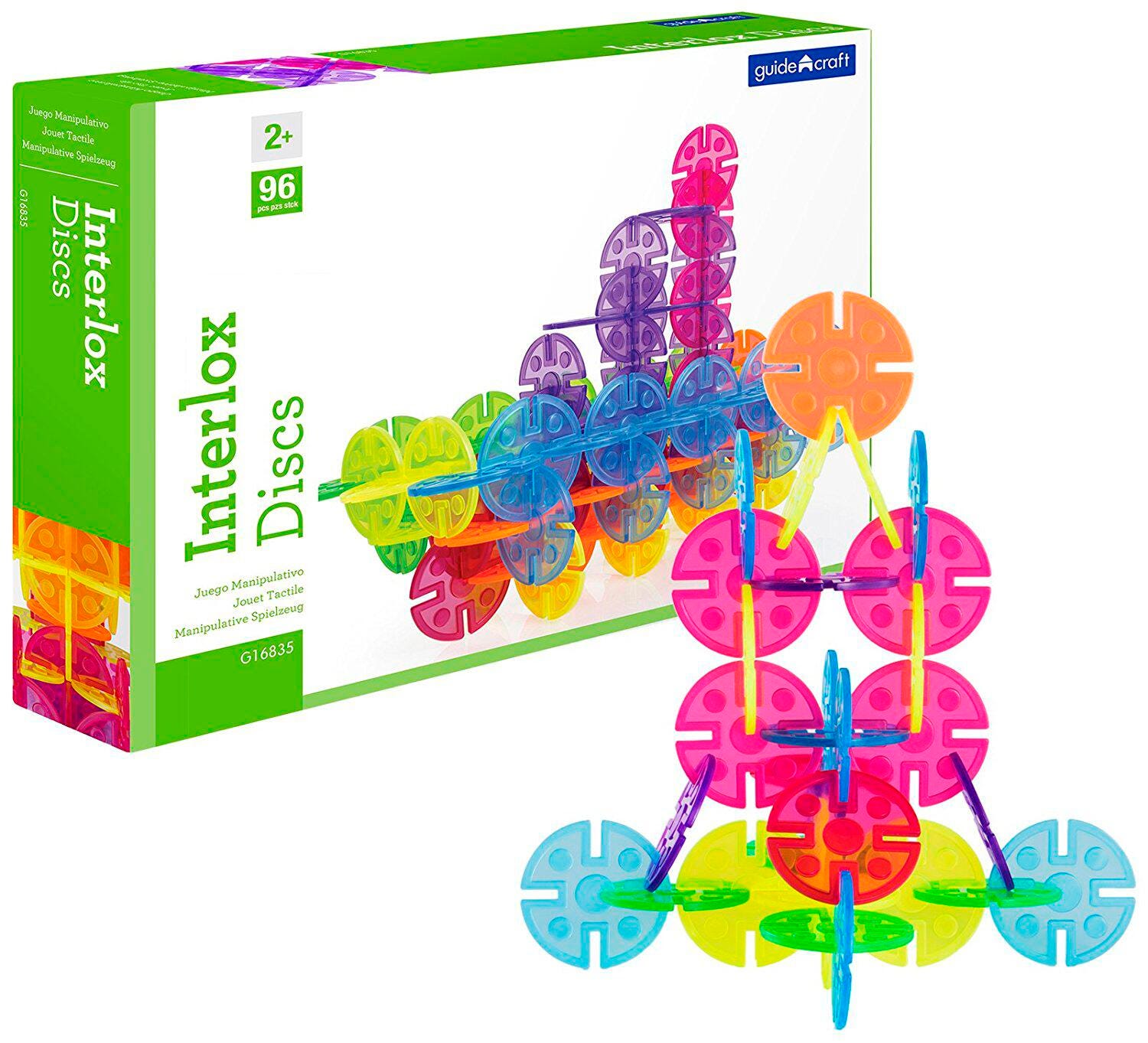 Guidecraft Interlox Discs Building Set